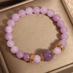 Vòng Thạch Anh Tím Tinh Tế Sang Trọng.