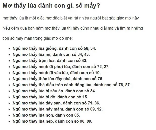 Giải Mã Giấc Mơ Thấy Gặt Lúa: Điềm Báo Tài Lộc Hay Thử Thách? 6 So sánh ý nghĩa giấc mơ gặt lúa