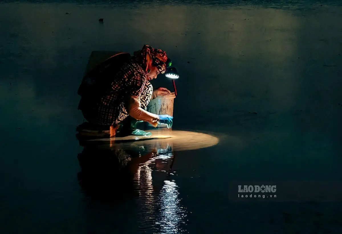 Giải Mã Giấc Mơ Nằm Mơ Đỉa Cắn Vào Chân: Điềm Báo Nào Đang Chờ Đón? 6 Người soi chân trong ánh sáng mờ.