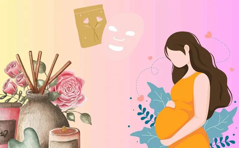 Mẹ bầu rạng rỡ, bình yên trong thai kỳ.