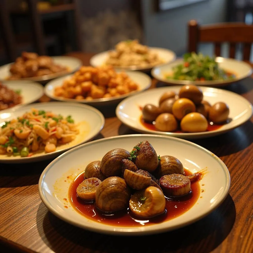 Các món ốc nóng hổi, ngon hấp dẫn tại Quán ốc Khánh 25/5 Nguyễn Bỉnh Khiêm, Gò Vấp