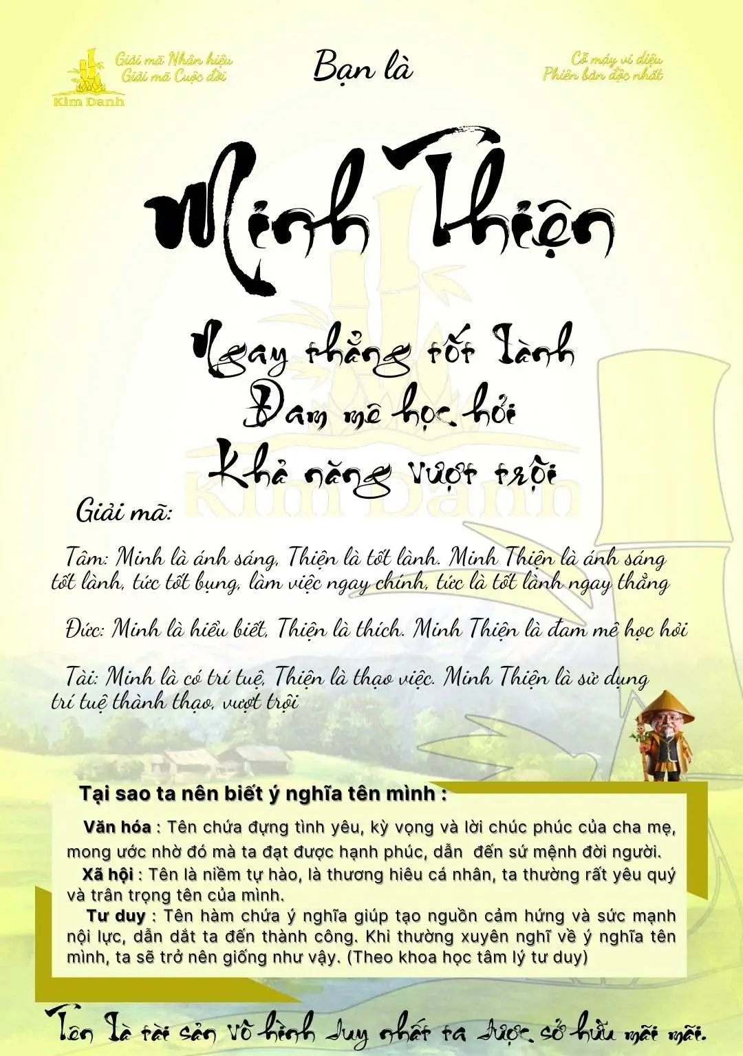 Ý Nghĩa Tên Minh Thiên: Giải Mã Phong Thủy, Tính Cách Và Vận Mệnh