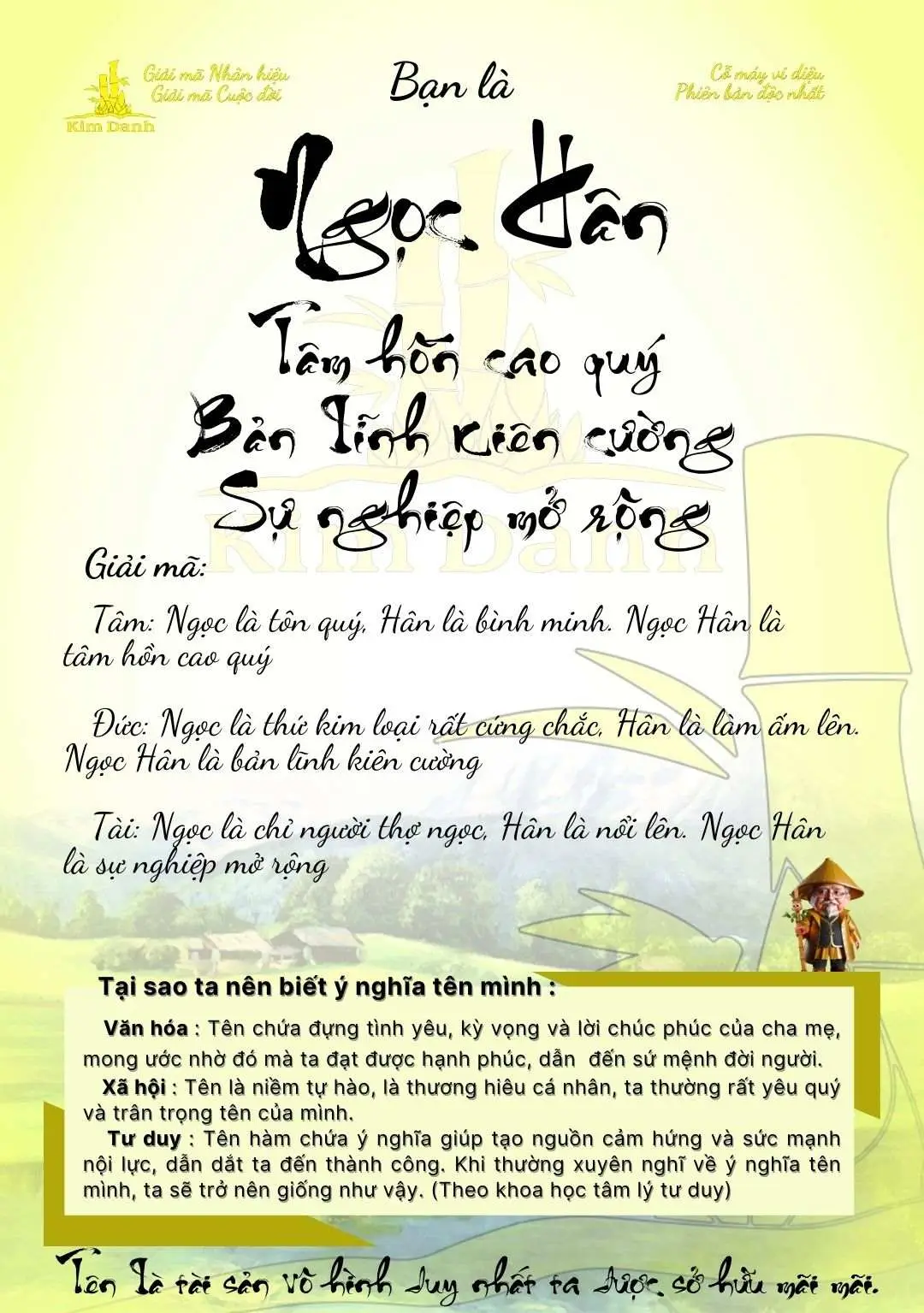 Ý Nghĩa Tên Ngọc Tâm | Viên Ngọc Trong Trái Tim Nhân Ái