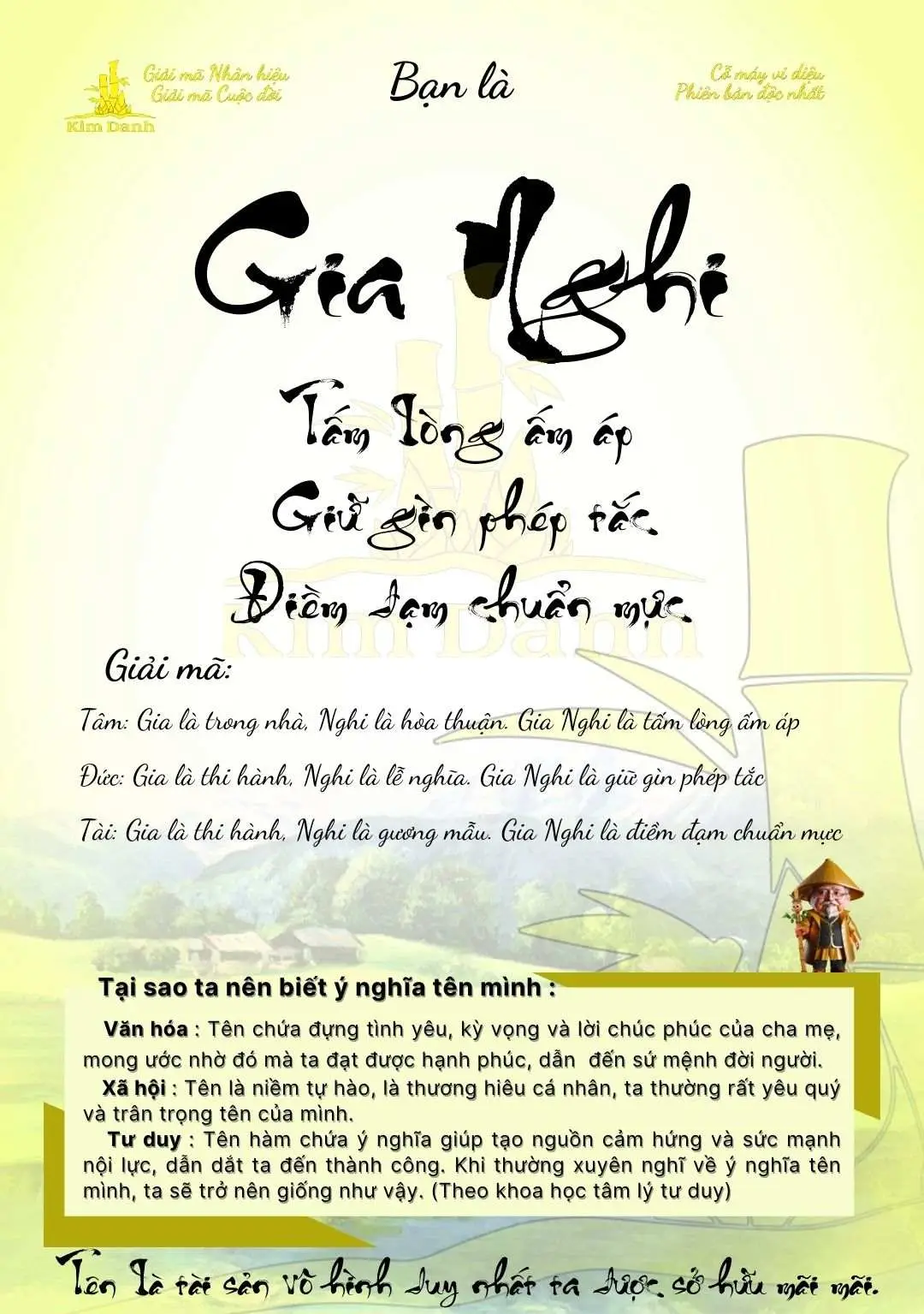 Ý Nghĩa Tên Gia Nghi | Nét Đẹp Thanh Cao Và Cuộc Sống Sum Vầy
