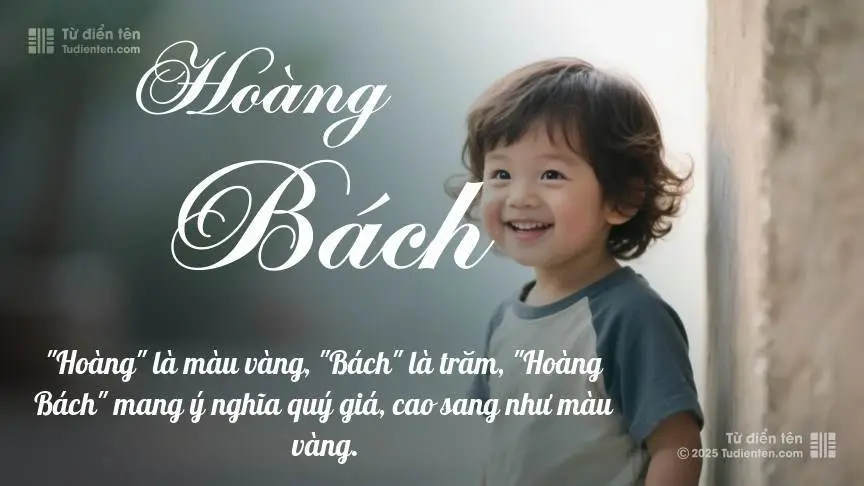 Ý Nghĩa Tên Hoàng Bách | Ý Chí Kiên Cường, Vững Chãi, Phú Quý