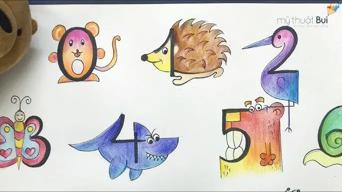 Sổ mơ và các con số vẽ tay.