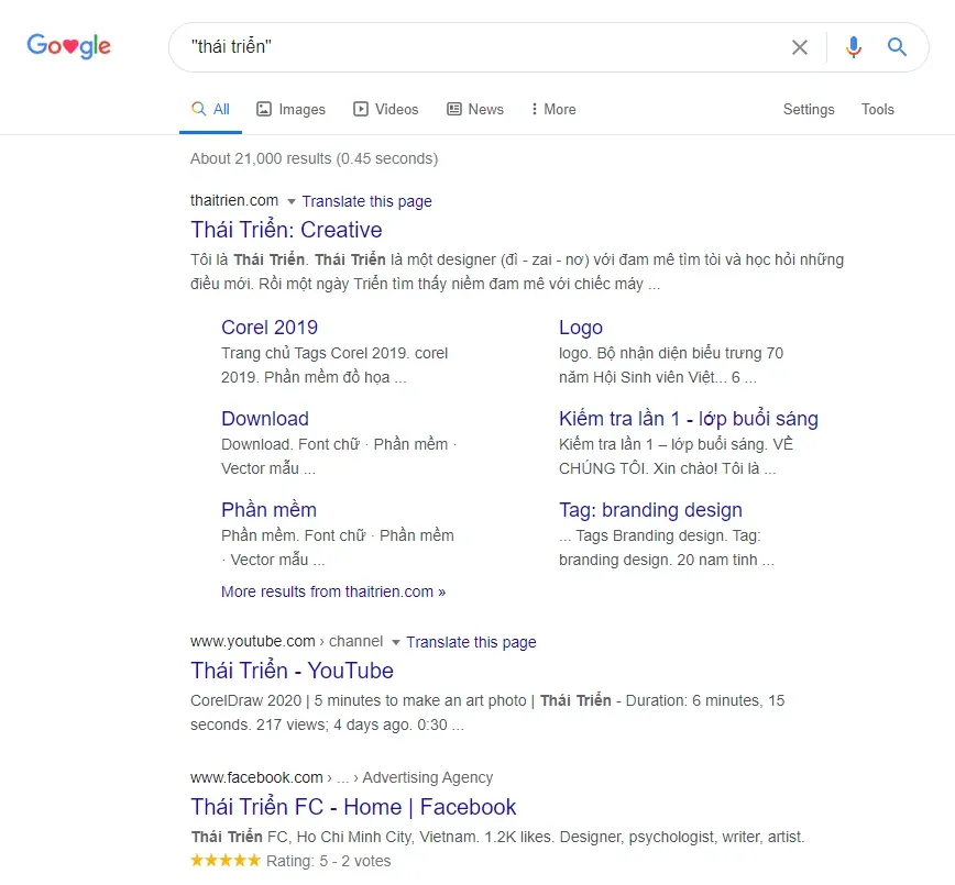 Tìm kiếm chính xác từ, cụm từ có trong văn bản bằng dấu nháy kép