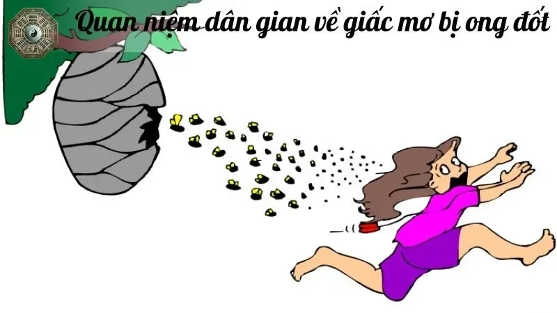 Người suy tư giấc mơ ong đốt.