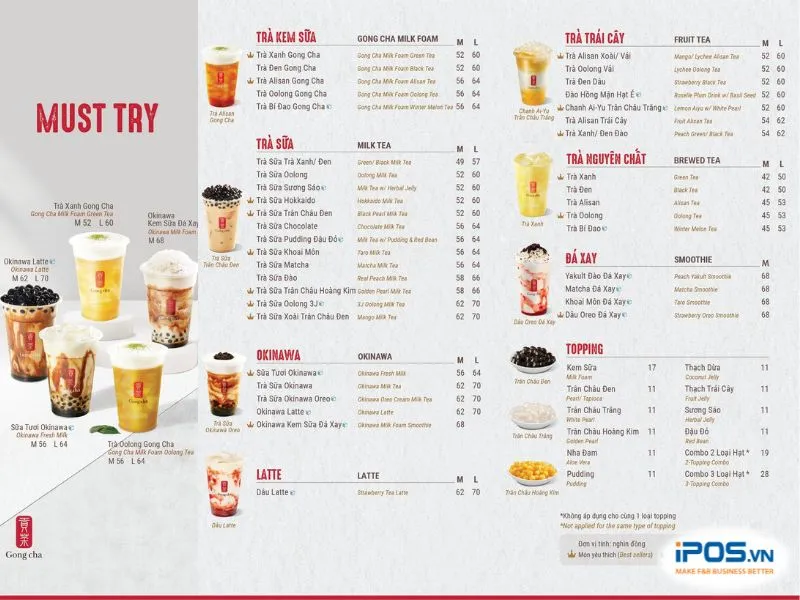 Trà Sữa Khoai Môn - Món đồ uống được nhiều thần tượng K-pop ưa chuộng trong menu trà sữa Gong Cha