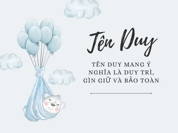 Biệt Danh Cho Tên Duy: Gợi Ý Tên Gọi Thân Mật Phù Hợp Tính Cách Con