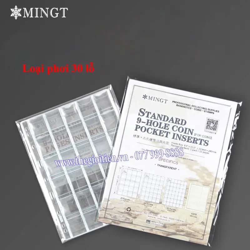 Tiền xu, tiền giấy sắp xếp gọn gàng.