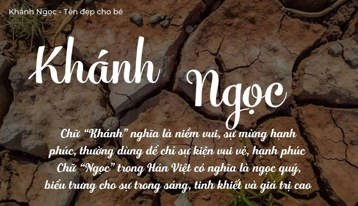 Ý Nghĩa Tên Khánh Băng | Tinh Khiết, Kiên Định Và Hợp Phong Thủy