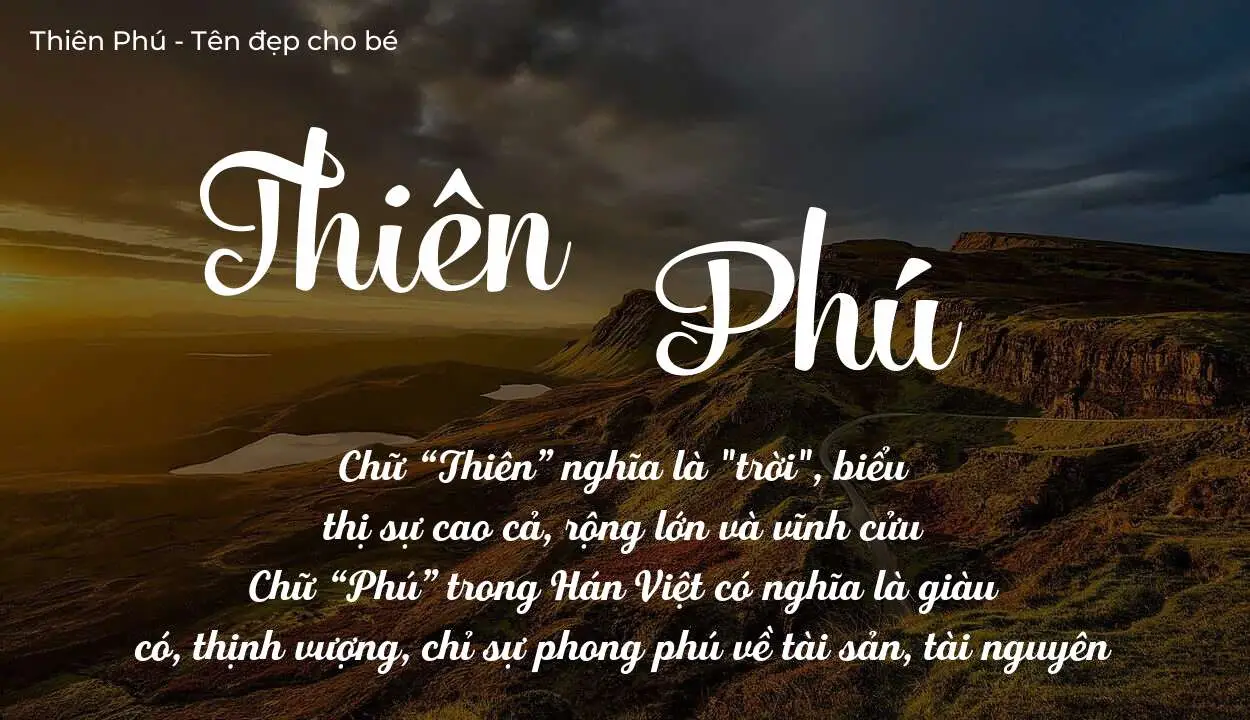 Ý Nghĩa Tên Phú Thịnh | Giàu Sang, Thịnh Vượng, Hài Hòa Phong Thủy