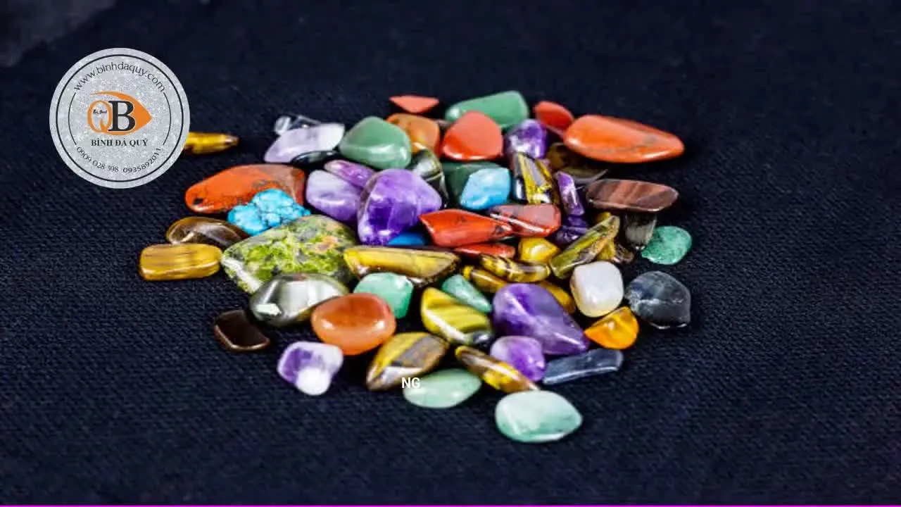 Đá thạch anh vụn ngũ sắc tại Cần Thơ