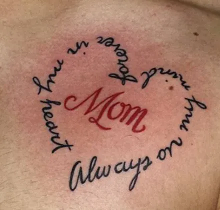 Mom always on my mind, forever in my heart