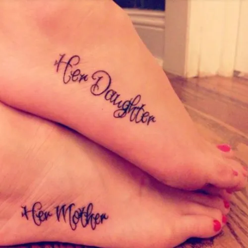 Her daughter. Her mother.