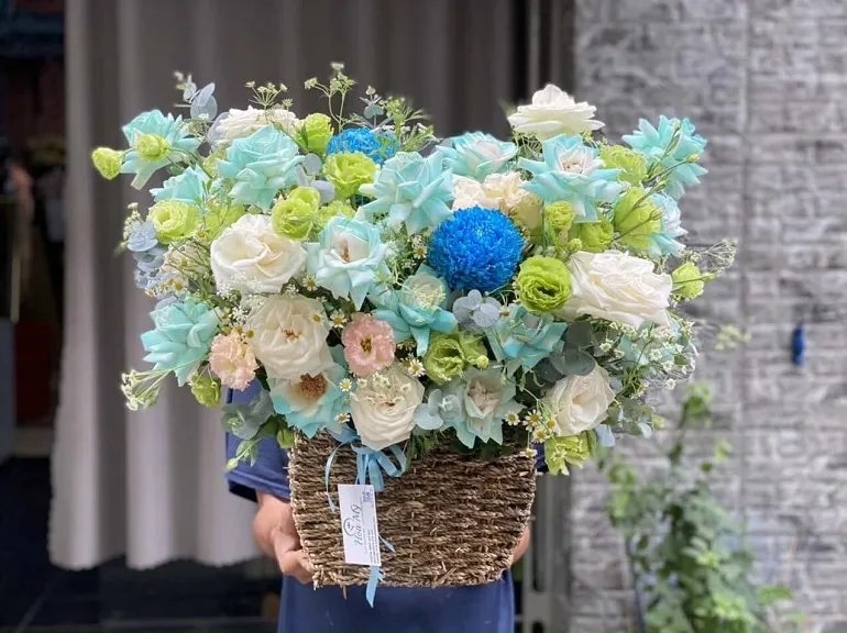 Bí quyết chọn hoa hồng xanh tươi giúp không gian thêm rực rỡ