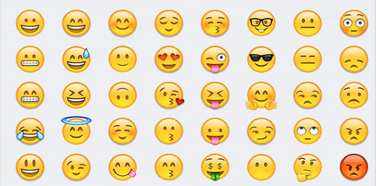 Hệ thống emoji trên điện thoại cung cấp rất nhiều lựa chọn thay thế cho nụ cười cũ