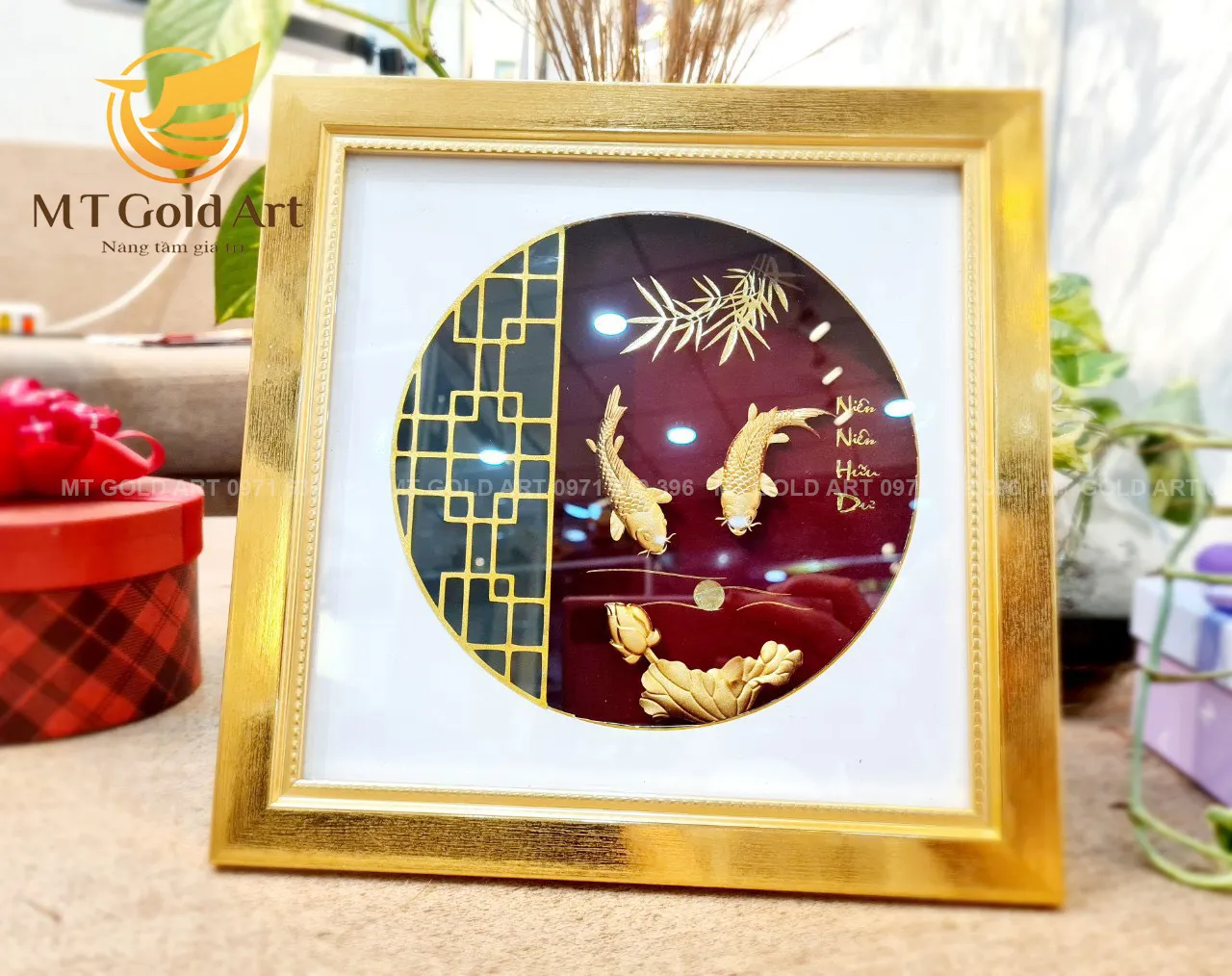 Tranh cá chép niên niên hữu dư