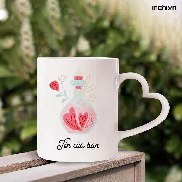 Món quà cốc sứ in hình đôi lứa minh chứng cho tình yêu bền vững