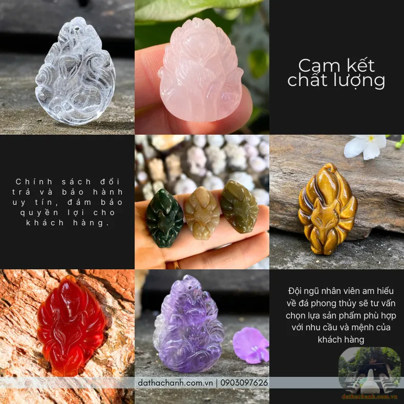 Mặt dây chuyền hồ ly chúa