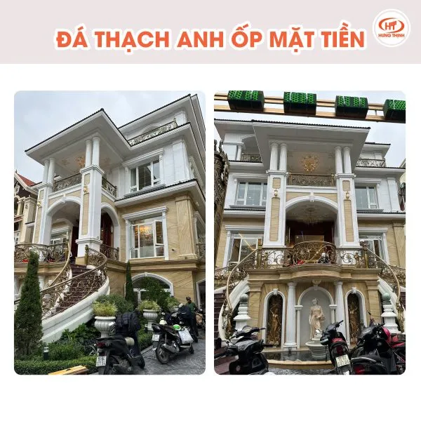 Đá Thạch Anh Macaubas Gold ốp mặt tiền mang lại vẻ đẹp bền bì cùng năm tháng