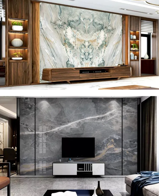 Đá Thạch Anh mang vẻ đẹp thẩm mỹ sang trọng, bảng màu phong phú phù hợp nhiều phong cách thiết kế