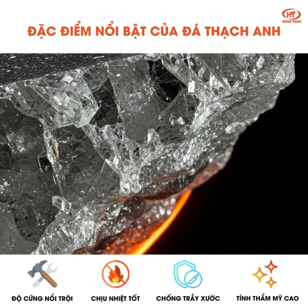 Đặc điểm nổi bật của đá Thạch Anh
