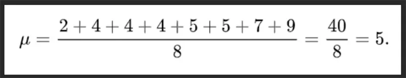 Thao tác tính toán giá trị trung bình cho tập hợp điểm số học sinh