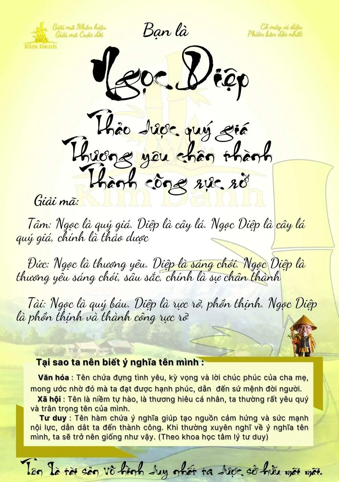 Ý Nghĩa Tên Ngọc Điệp | Sự Quý Giá, Thanh Khiết Và Viên Mãn