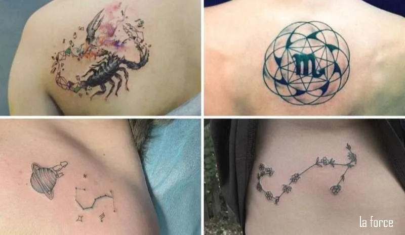 Hình xăm cung bọ cạp đẹp