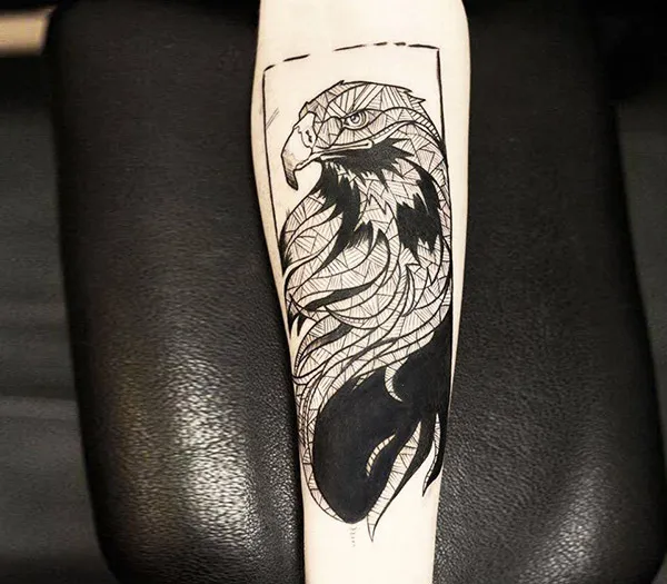 Mẫu hình xăm đại bàng mang đậm dấu ấn nghệ thuật