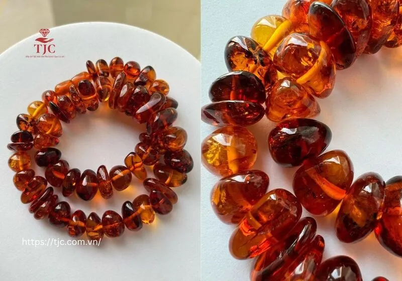 Vòng hổ phách huyết – Hình minh họa