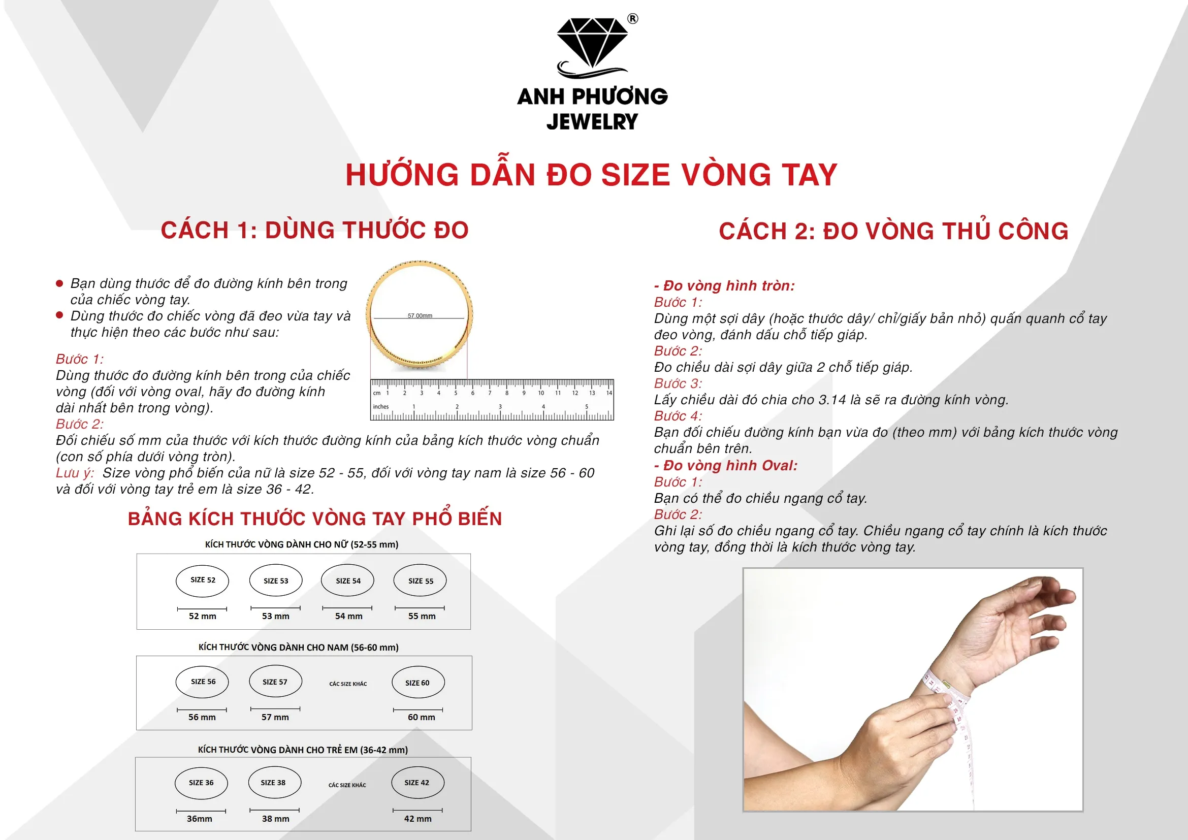 Đo chu vi cổ bằng giấy