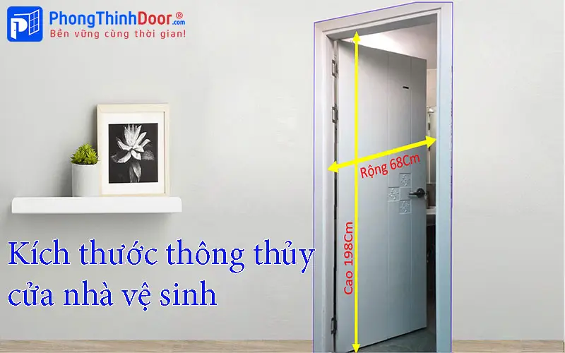 Cửa Nhà Vệ Sinh Phong Thủy | Kích Thước Chuẩn Lỗ Ban Năm 2024