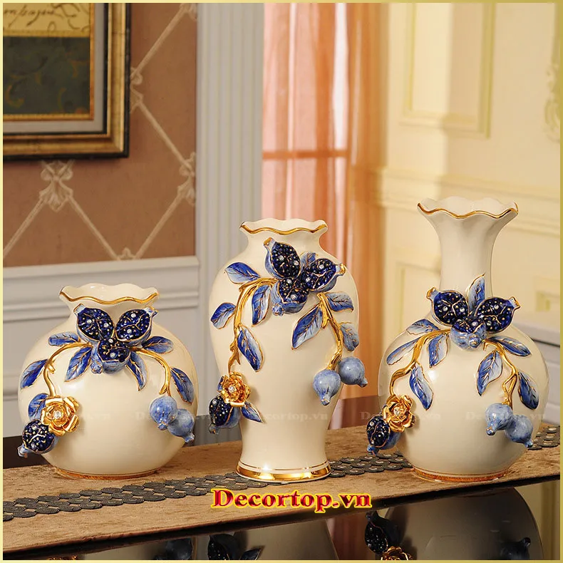 Lọ hoa decor trang trí nhà sếp