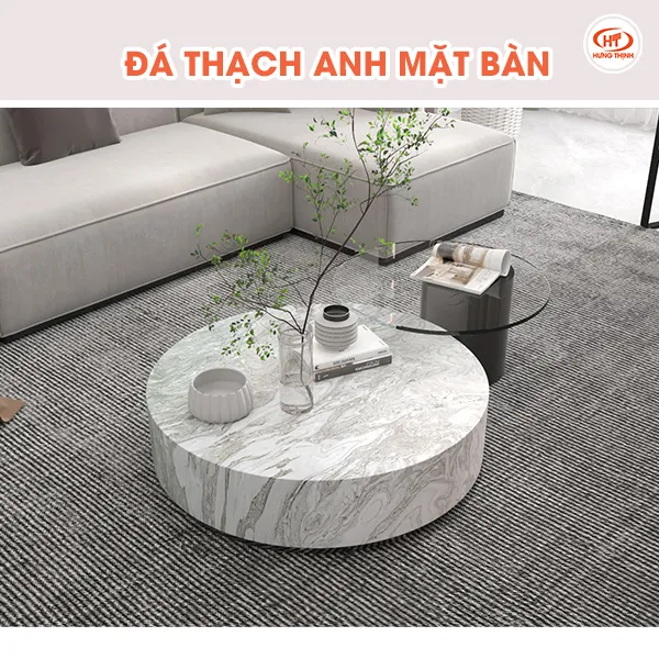 Đá Thạch Anh làm mặt bàn mang lại vẻ đẹp thẩm mỹ cao cho ngôi nhà