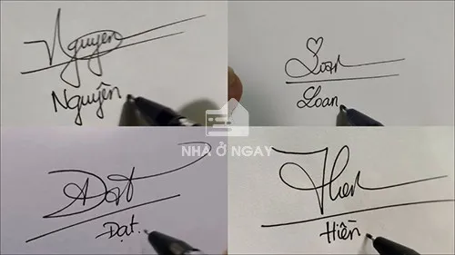 chữ ký phong thủy mệnh hỏa mẫu 4