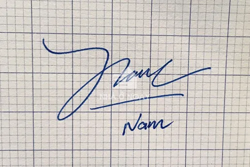 chữ ký phong thủy mệnh hỏa mẫu 9