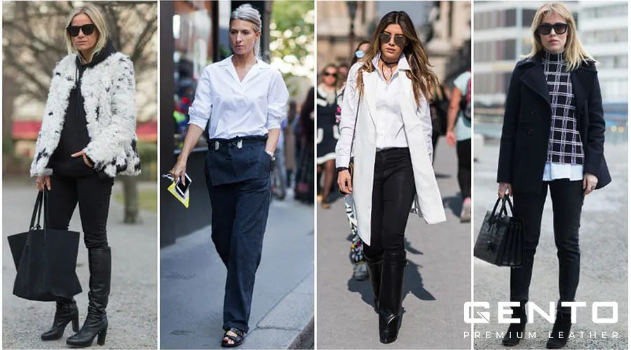 Cặp màu đen trắng luôn là lựa chọn hàng đầu trong thiết kế