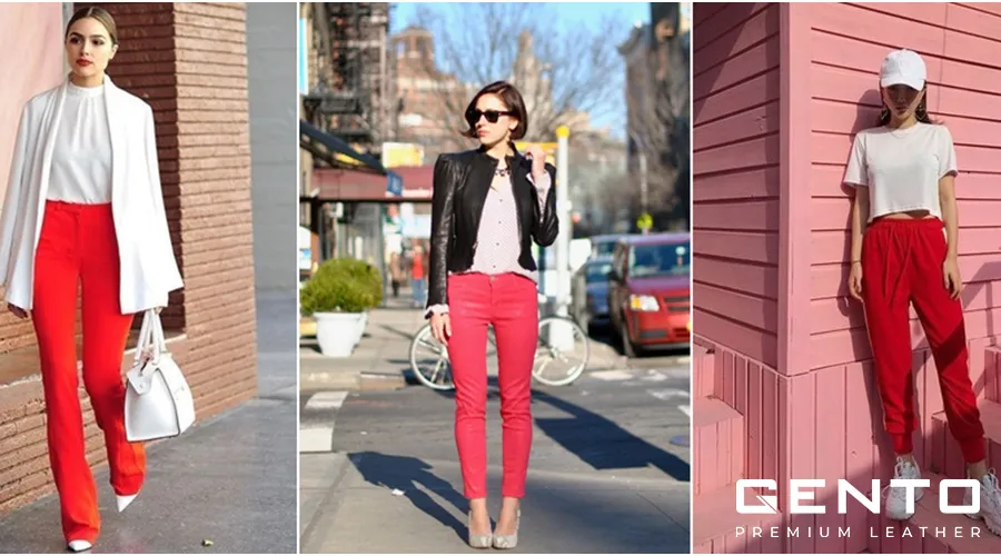 Màu trắng kết hợp đỏ tạo nên sự nổi bật đầy cuốn hút