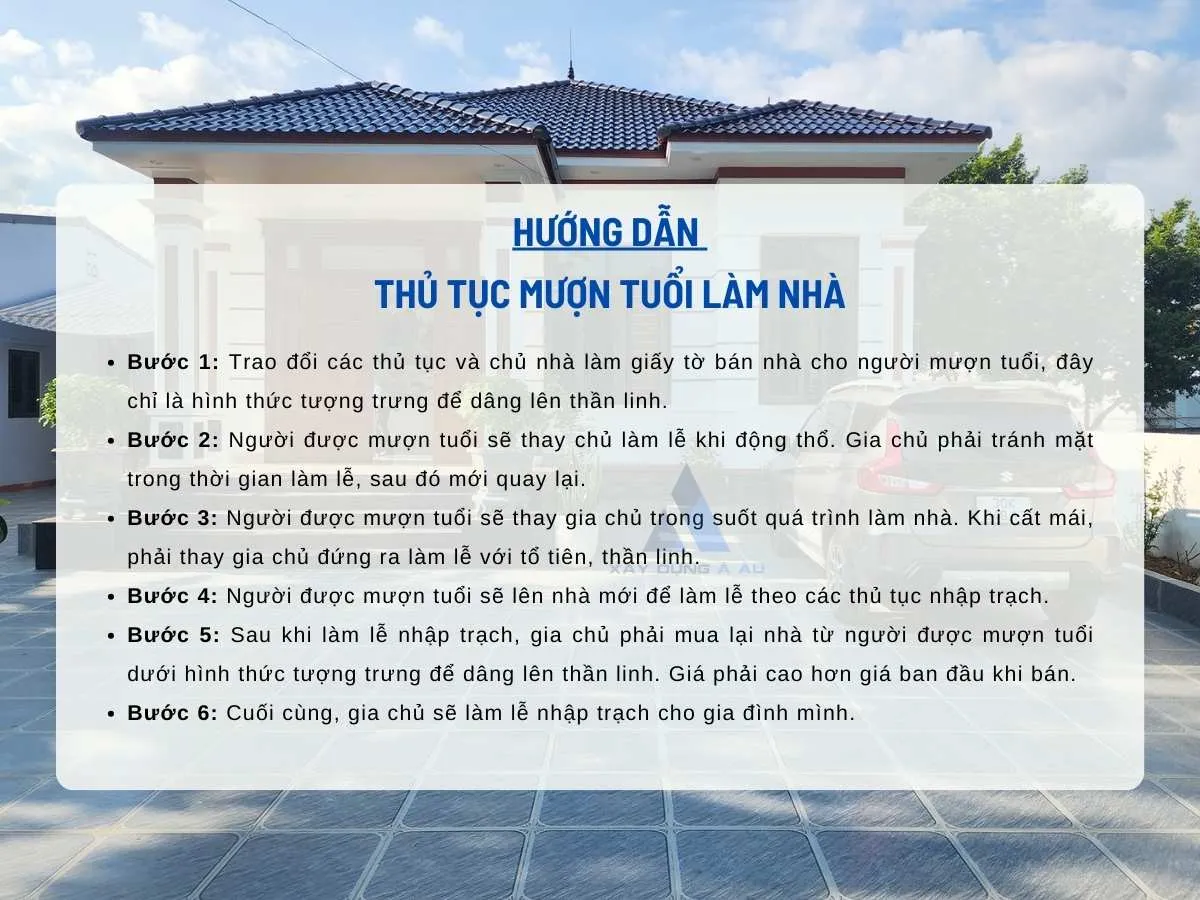 Quy trình mượn tuổi giúp gia chủ hóa giải các vận hạn xấu hiệu quả