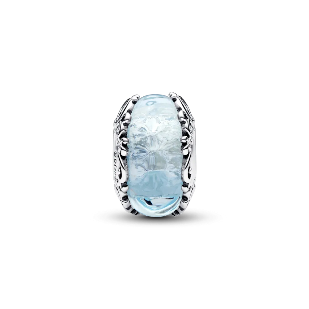 Chi tiết Charm Disney x Pandora Murano Cinderella Xe Bí Ngô Xanh Dương