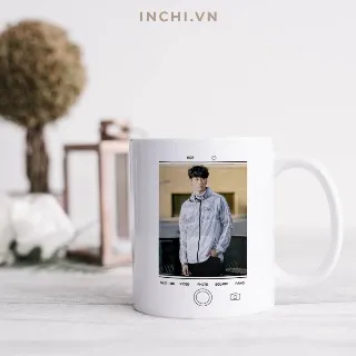 Cốc sứ trắng in hình ảnh đẹp mắt làm quà tặng lưu niệm