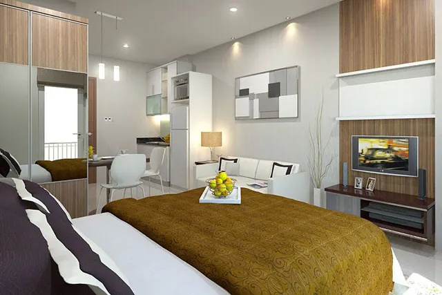 Mùi thực phẩm và nhiệt lượng từ bếp sẽ làm gián đoạn giấc ngủ nếu giường đặt quá gần