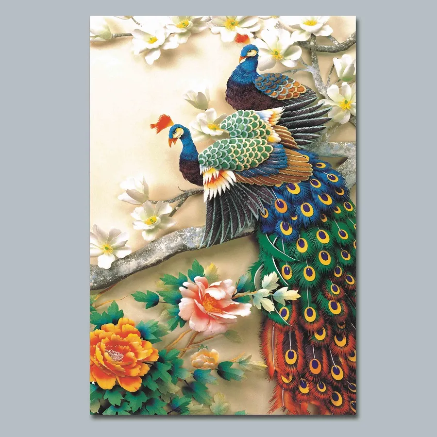 Lựa chọn tranh chim công chất lượng cao cho ngôi nhà