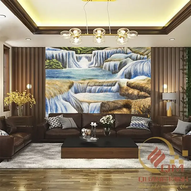 Tranh treo phòng khách phong thủy giúp gia đạo luôn hòa thuận và vui vẻ