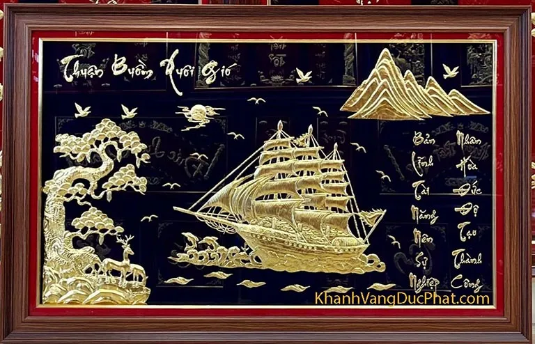 Tranh Thuận Buồm Xuôi Gió
