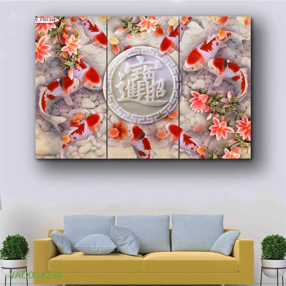 Tranh cửu ngư là món quà ý nghĩa dành tặng người thân và đối tác