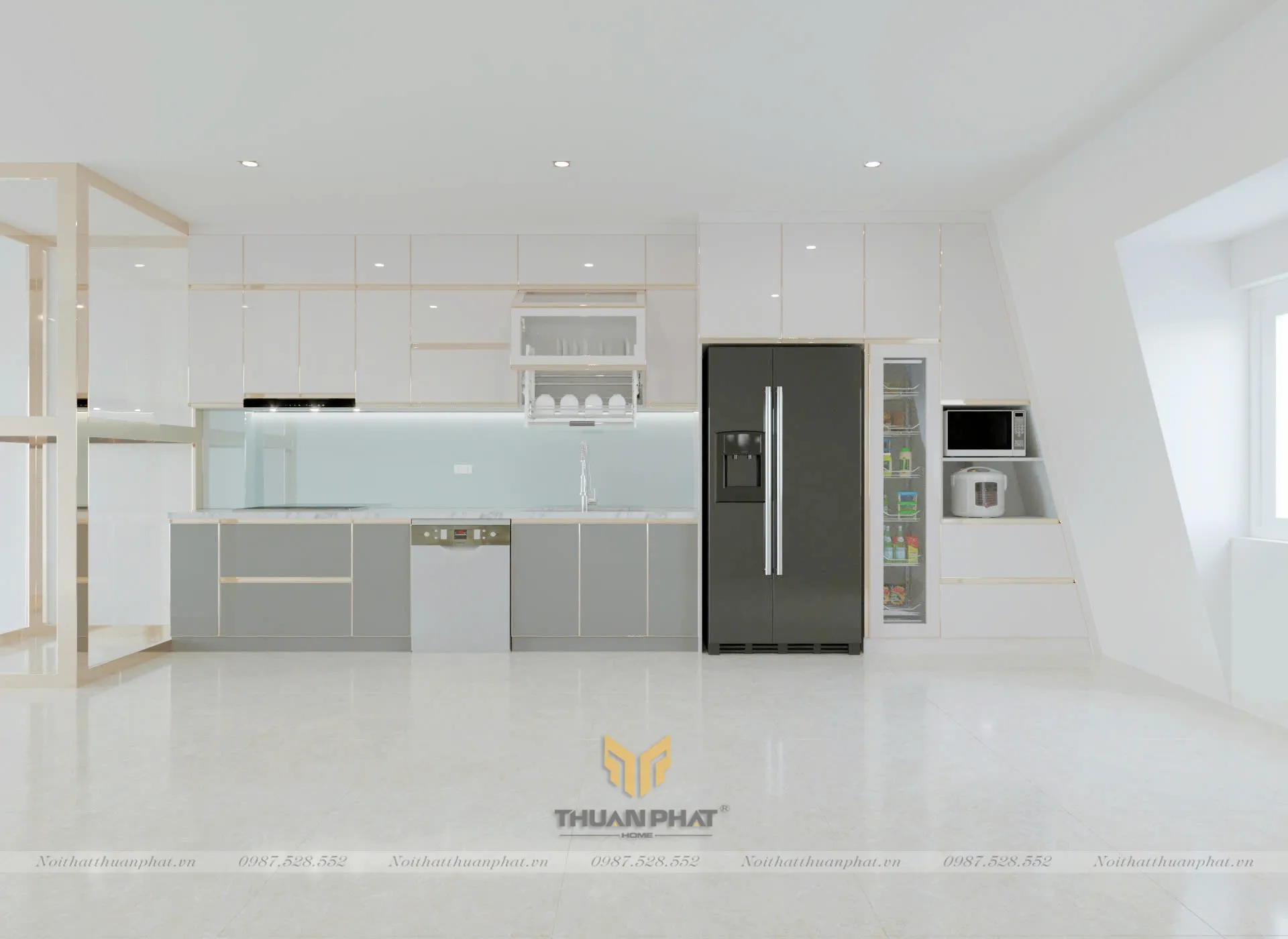 Màu Tủ Bếp Hợp Phong Thủy Theo Mệnh Gia Chủ: Hướng Dẫn Chi Tiết 7 tu bep inox canh kinh ik124 01